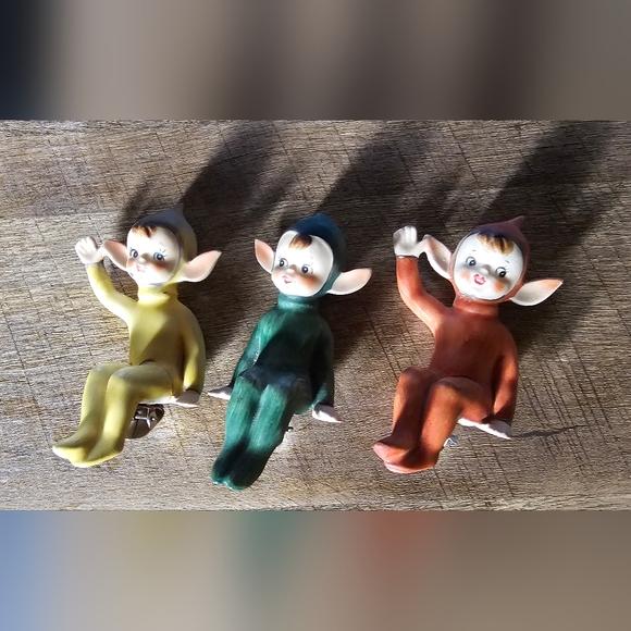 Lefton Clip On Elves/Pixies - Picture 4 of 7